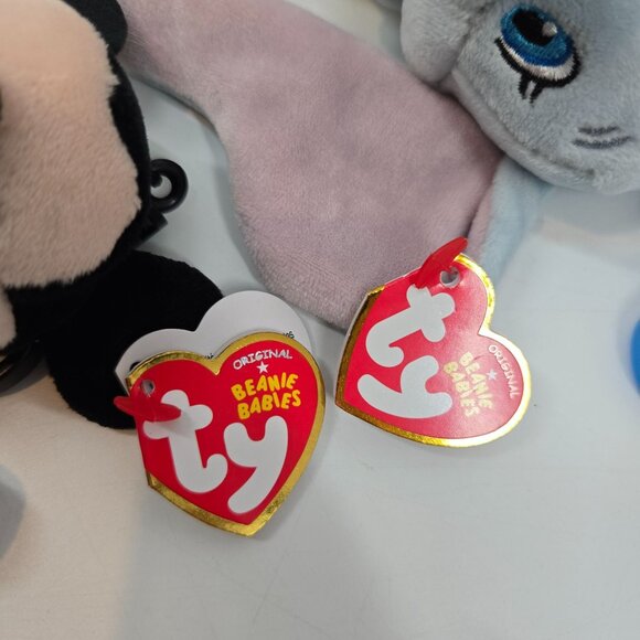 Ty Disney Mickey Mouse and Dumbo Plush Key Clips Keychains Lot of 2 NEW - Picture 10 of 12